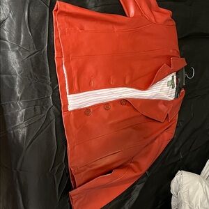 Banana Republic Vibrant Red Blazer